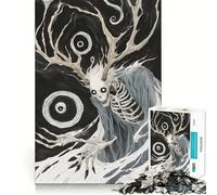 Rompecabezas de la Criatura Wendigo para Adultos 1000 Piezas Juego Think Boost Estructura de Encaje precisa fácil de Aprender diversión para Toda la Familia (38x52cm)