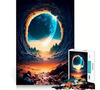 Rompecabezas de la Cueva Planetaria de 1000 Piezas para Adultos Juguete Inteligente para el hogar Bordes Lisos Artículo de colección (38x26cm)