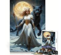 Rompecabezas de la Diosa Freya del Norte para Adultos, 1000 Piezas, Rompecabezas Mental, Relajante, para armar, (50x75cm)
