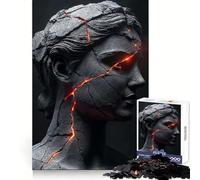 Rompecabezas de la Diosa Griega Atenea, 1000 Piezas para adolescentesCreativo, fácil de Usar, con Bordes precisosRegalo de Navidad (50x75cm)