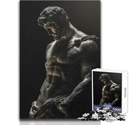 Rompecabezas de la Estatua de Hércules estoico de 1000 Piezas para Adolescentes, Juego Educativo para el Desarrollo de Habilidades, Momentos Especiales, tamaño 50x75cm