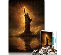 Rompecabezas de la Estatua de la Libertad de 1000 Piezas para Adolescentes y Adultos, 1000 Piezas, Divertido para el hogar, Juguetes para días lluviosos, Regalos de cumpleaños, 50x75cm