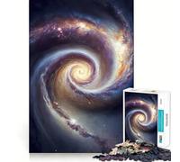 Rompecabezas de la Galaxia de Andrómeda,1000 Piezas,Juego de Habilidad Mental,Corte láser, Tiempo de Tranquilidad,Ejercicio Mental en casa (38x26cm)