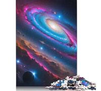 Rompecabezas de la Galaxia de Andrómeda, decoración única para el hogar, 100% cartón Reciclado, Ideal para niños o niñas, 1000 Piezas (75 x 50 cm)