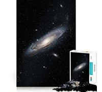 Rompecabezas de la Galaxia de Andrómeda en el Espacio Estrellado,1000 Piezas,Juego de Memoria Cerebral, Corte láser,Actividad Absorbente para Noches tranquilas (38x26cm)