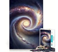 Rompecabezas de la Galaxia de Andrómeda para Adolescentes 1000 Piezas Juego Mental Divertido Conexión Limpia y fluida Una Forma Atractiva de Pasar el Tiempo Libre (38x52cm)