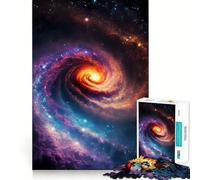 Rompecabezas de la Galaxia de Andrómeda para Adolescentes,1000 Piezas,Juego para desarrollar la Mente,Cortado con láser para un Tiempo de relajación Ejercicios mentales en casa (38x52cm)