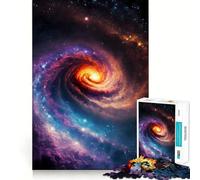 Rompecabezas de la Galaxia de Andrómeda para Adolescentes,1000 Piezas,Juego para estimular la Mente,Piezas sin Rebabas,Corte Limpio,fácil de Aprender,diversión para Toda la Familia (38x26cm)