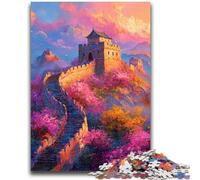 Rompecabezas de la Gran Muralla para Adolescentes, 1000 Piezas, un Juego desafiante Ideal para Regalar a Toda la Familia (50x75cm)