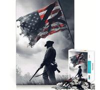 Rompecabezas de la Guerra Civil Americana,1000 Piezas,Juego Que estimula el Cerebro,Ajuste Espacios,Entretenimiento Acogedor para Interiores para Todos (38x52cm)