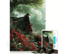 Rompecabezas de La Hechicera Carmesí de 1000 Piezas para Adultos Mejora la Memoria Tiempo de Aprendizaje Imagen para armar Obra de Arte 38x52cm
