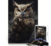 Rompecabezas de la Isla Encantada del Búho de 1000 Piezas para Adolescentes Juguete de lógica Clara, Ligero y Relajante Corte Perfecto Regalo conmovedor (50x75cm)