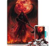 Rompecabezas de la Luna de Sangre y la Parca 1000 Piezas Ideal para Adolescentes Actividades Divertidas para el hogar Juguetes para días lluviosos Regalos de cumpleaños 26x38cm