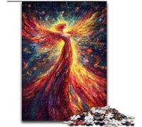Rompecabezas de la misteriosa Chica fénix para Adultos, 1000 Piezas, Juguetes educativos para familias, con póster a Juego y Hoja de Trivia 26x38cm
