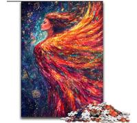 Rompecabezas de la misteriosa Chica fénix para Adultos y Adolescentes, 1000 Piezas, Apto para Mayores de 14 años Ideas de Regalos para Mejorar la Memoria (50x75cm)