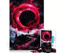 Rompecabezas de la Nebulosa del Anillo Rojo para Adultos, 1000 Piezas, Juguete para ejercitar la Mente, pasatiempo Tranquilo, diseño, Montaje, (50x75cm)