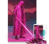 Rompecabezas de la Parca Rosa neón de 1000 Piezas para Adolescentes Ideal para Relajarse, Jugar y divertirse Un Regalo Encantador (38x26cm)