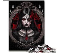 Rompecabezas de la Princesa de Las Tinieblas para Adultos, 1000 Piezas, Rompecabezas para Adultos, 1000 Piezas, Juego de Rompecabezas de decoración del hogar para Adolescentes, tamaño 50x75cm