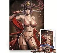 Rompecabezas de la Princesa Guerrera para Adultos, 1000 Piezas, estimulación Cerebral, relajación, distracción, Corte Premium, Regalo de cumpleaños (50x75cm)