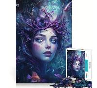 Rompecabezas de la Princesa Submarina para Adolescentes, 1000 Piezas, Mejora la Memoria, Ocio en Casa, Bordes Precisos, 38x26cm