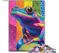 Rompecabezas de la Rana de los Sueños para Adultos y Adolescentes Un Juego desafiante para Disfrutar en Familia con póster y Hoja de Trivia 70x100cm