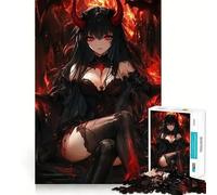Rompecabezas de la Reina Demonio de Anime para Adolescentes,1000 Piezas,Juego para Estimular la Mente,Ensamblaje Firme y Seguro,Actividad para Compartir con Seres Queridos (38x52cm)