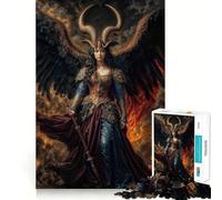 Rompecabezas de la Reina Lilith para Adolescentes, 1000 Piezas, para Fortalecer la Memoria, Momentos de Paz, Regalo clásico (38x52cm)