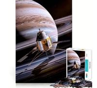 Rompecabezas de la sonda Saturno de 1000 Piezas para Adolescentes Juguete para ejercitar la Mente Tiempo de relajación Arte Regalo de Temporada (50x75cm)