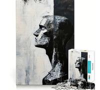 Rompecabezas de la Tristeza Esculpida de 1000 Piezas para Adolescentes, Juguete de lógica Mental, Escape Tranquilo, Arte de Bordes Finos, Coleccionable (50x75cm)