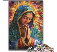 Rompecabezas de la Virgen de Guadalupe en oración para Adolescentes, 2000 Piezas, Ideal para Pasar el rato Entre Padres e Hijos (70x100cm)