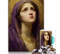 Rompecabezas de la Virgen María de 1000 Piezas para Adultos y Adolescentes Ayuda a ejercitar el Cerebro Juguetes adictivos para Cultivar la Paciencia Una Obra de Arte (75x50cm)