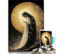 Rompecabezas de la Virgen María para Adolescentes, Ayuda a ejercitar el Cerebro, Juguetes adictivos para Cultivar la Paciencia, una Obra de Arte de 38x26cm