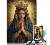Rompecabezas de la Virgen María para Adultos, 1000 Piezas, Juego desafiante, Juguetes Cada Pieza es única Juego Familiar desafiante y Divertido 50x75cm