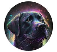 Rompecabezas de Labrador Negro de 1000 piezas para adultos, desafiantes rompecabezas para una noche de juegos en familia, decoración del hogar y regalo para entrenar el cerebro (tamaño 67,5 x 67,5 cm)