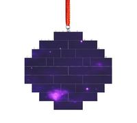 Rompecabezas de ladrillo artesanal, bloque de construcción, decoración 3D, rompecabezas pensativo, regalo mágico, galaxia, cielo impreso