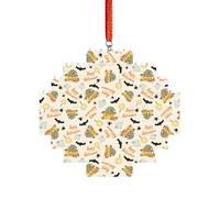 Rompecabezas de ladrillo artístico en forma de pastilla 3D, adorno de bloque de construcción, decoración del hogar, Halloween, calabaza y búho