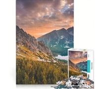 Rompecabezas de Las 1000 montañas de los Altos Tatras decoración de Pared de Juguete desafío difícil cumpleaños y Navidad 50x75cm