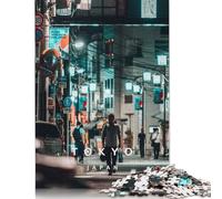 Rompecabezas de Las Calles de Tokio para Adultos, 520 Piezas, Juego Educativo, desafío, Juguete, 520 Piezas (52 x 38 cm)