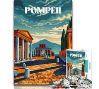 Rompecabezas de Las ruinas de Pompeya, 1000 Piezas, Adolescentes, Juego Educativo, Juguete de desafío, decoración única para el hogar y Regalos, 75x50cm