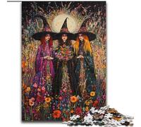 Rompecabezas de Las Tres Brujas para Adolescentes, 1000 Piezas, para Mayores de 14 años, Juegos Divertidos, Actividades en casa, Regalos de cumpleaños, Regalos de Viaje (tamaño 50x75cm)