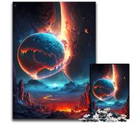Rompecabezas de Lava Planet Cosmos de 1000 Piezas para Adultos, de cartón, Ideal para Adolescentes y jóvenes, Regalo de cumpleaños y Vacaciones, 26x38cm/10,23x14,96 Pulgadas.