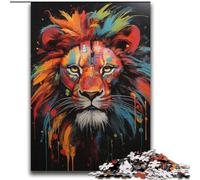 Rompecabezas de león Africano para Adolescentes, 2000 Piezas, Juego desafiante Cada Pieza es única Diversión Familiar desafiante (70x100cm)