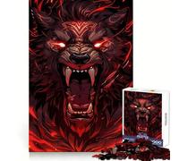 Rompecabezas de León Furioso en Modo Bestia para Adolescentes, 1000 Piezas, Concentración Mental, Recreación Pacífica, Ajuste Perfecto, Regalo Encantador (38x26cm)