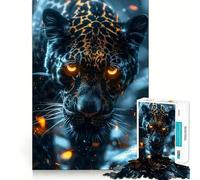 Rompecabezas de Leopardo de Las Nieves para Adultos, 1000 Piezas, para desarrollar la Capacidad Mental, colección Joy Quality Edge Art (50x75cm)