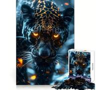 Rompecabezas de Leopardo de Las Nieves para Adultos, 1000 Piezas, para desarrollar la Capacidad Mental, colección Joy Quality Edge Art (50x75cm)