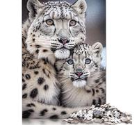 Rompecabezas de Leopardo para Toda la Familia, 100% cartón Reciclado, Ideal para niños y Adultos a Partir de 12 años 1000 Piezas (75 x 50 cm).