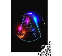 Rompecabezas de Letras de 500 Piezas para armar en Madera. Juego Educativo para Adultos. 500 Piezas (52 x 38 cm).