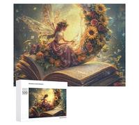 Rompecabezas de libro de hadas de luna para adultos, actividades familiares, juegos, decoración del hogar, rompecabezas de 500 piezas