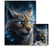 Rompecabezas de Lince mágico de 1000 Piezas, desafiante Rompecabezas, Actividad Familiar, decoración del hogar, Regalo navideño, 50x75cm/19,68x29,52 Pulgadas