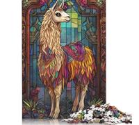 Rompecabezas de Llama Premium de Papel 100% Reciclado, Rectangular, para Adultos y Adolescentes, 1000 Piezas (75 x 50 cm)